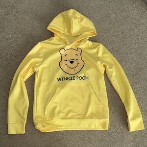 NWOT Kids Winnie Pooh yellow hoodie